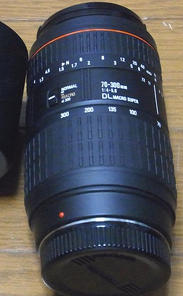 SIGMA 70-300mm F4-5.6 DL MACRO SUPERを全域マクロに改造する