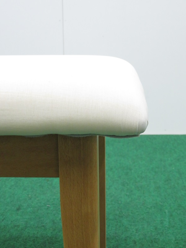 ニトリ W1200 DT BEECH SP LBR 木製ダイニングテーブル+クッション付き