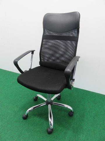 アイリスオーヤマ製 オフィスチェア（H-935L-2R） ブラック W590×D650