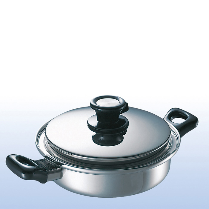 ステンレス鍋24cm両手浅｜お惣菜など冷凍食品・調味料・無添加