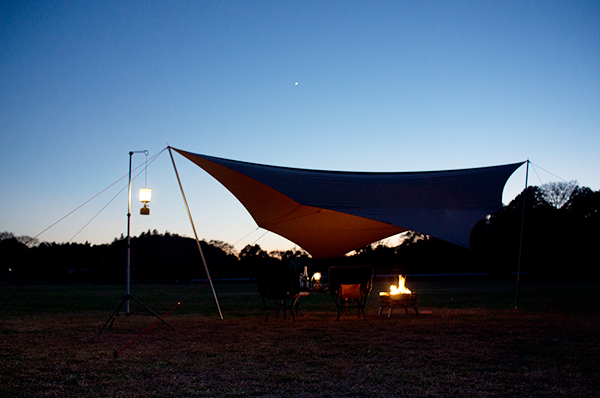 憧れのテンマクデザイン Takibi-Tarp TC wing ～タープの下で焚き火