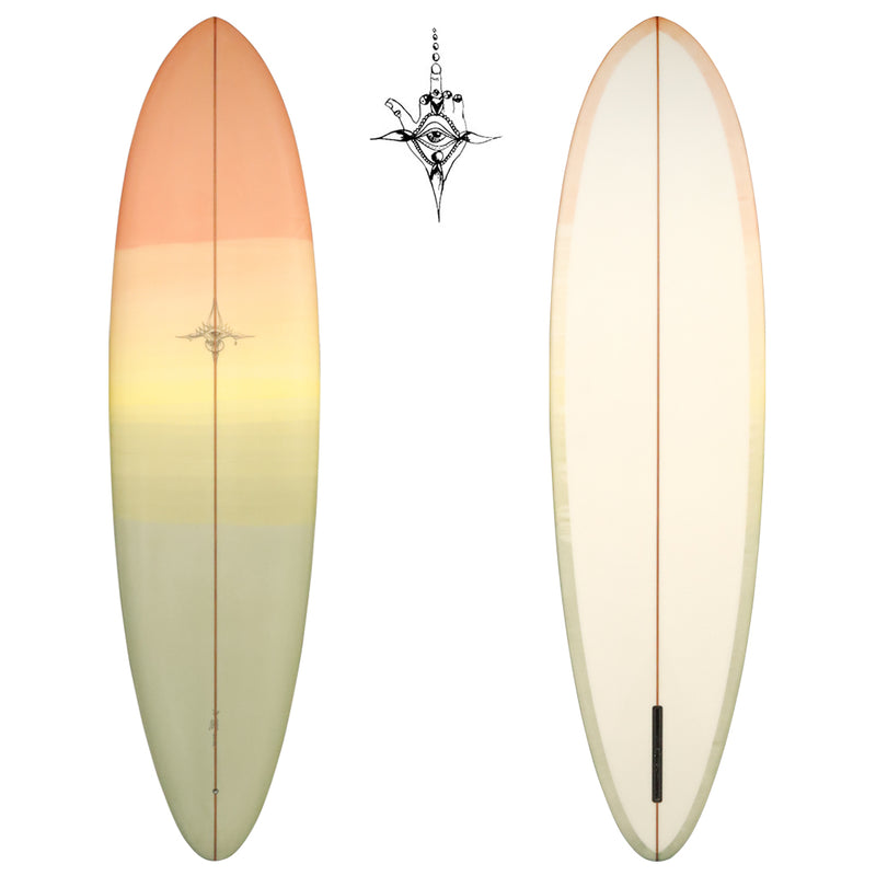 RYAN BURCH SURFBOARDS Egg MODEL 7'5” – slowlife california style