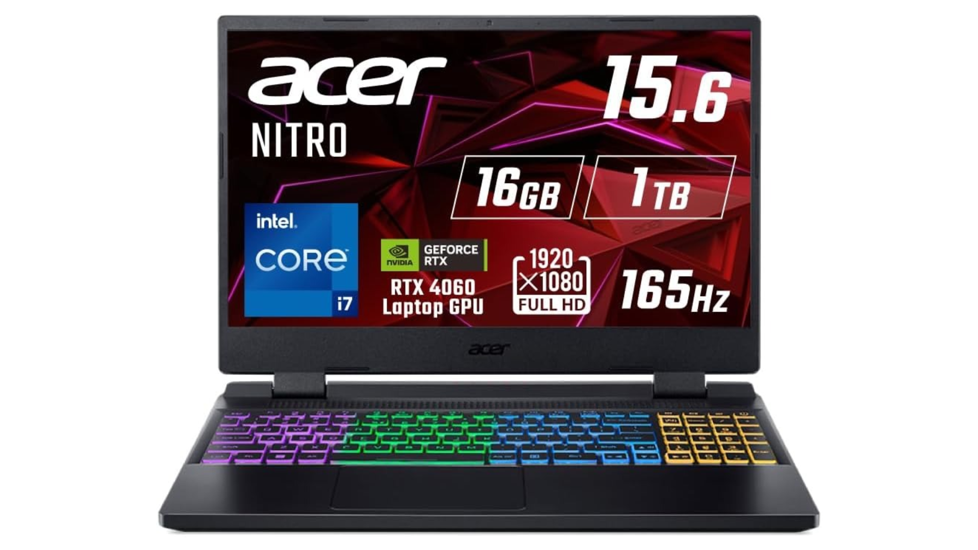 RTX 4060 Laptop GPUを搭載したAcerのゲーミングノートPC「Nitro 5」が