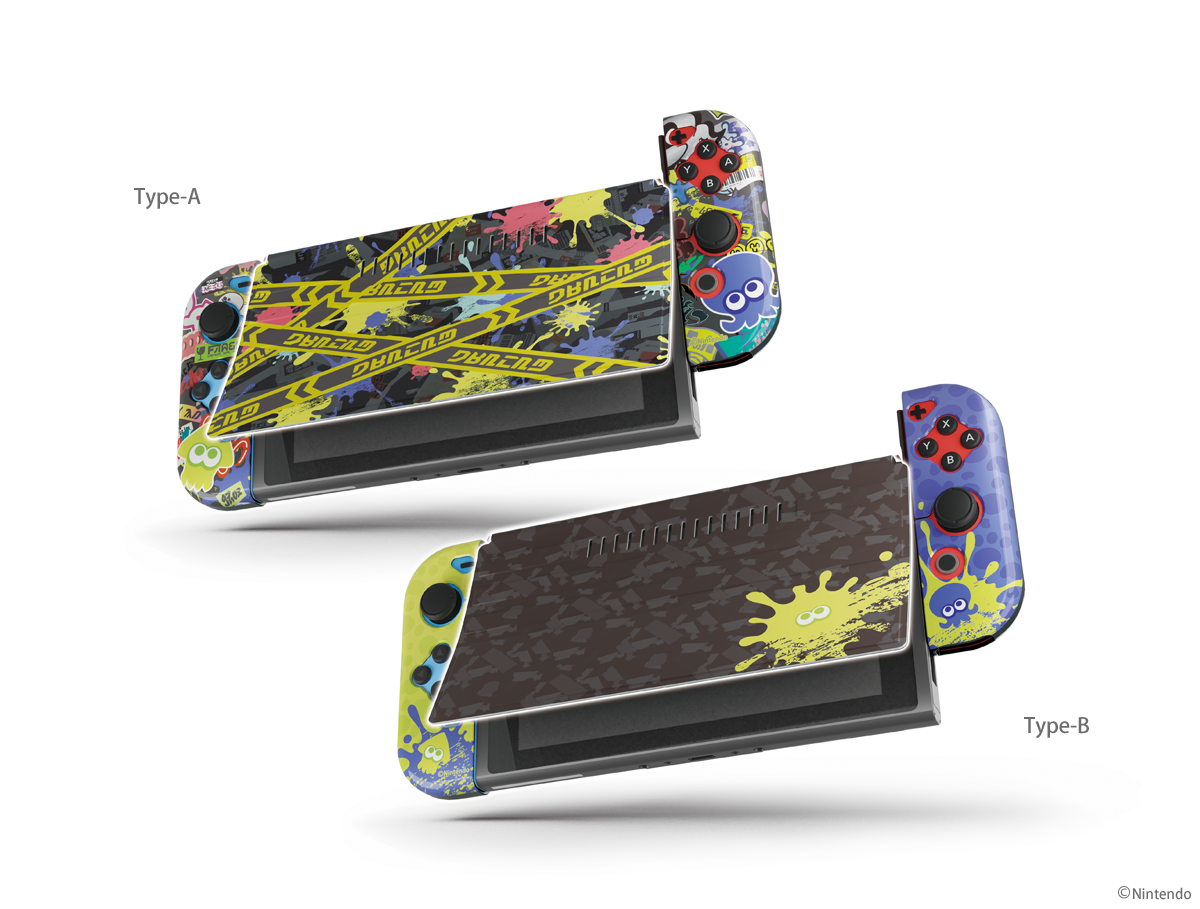 スプラトゥーン3』公式デザインのNintendo Switch用アクセサリーが