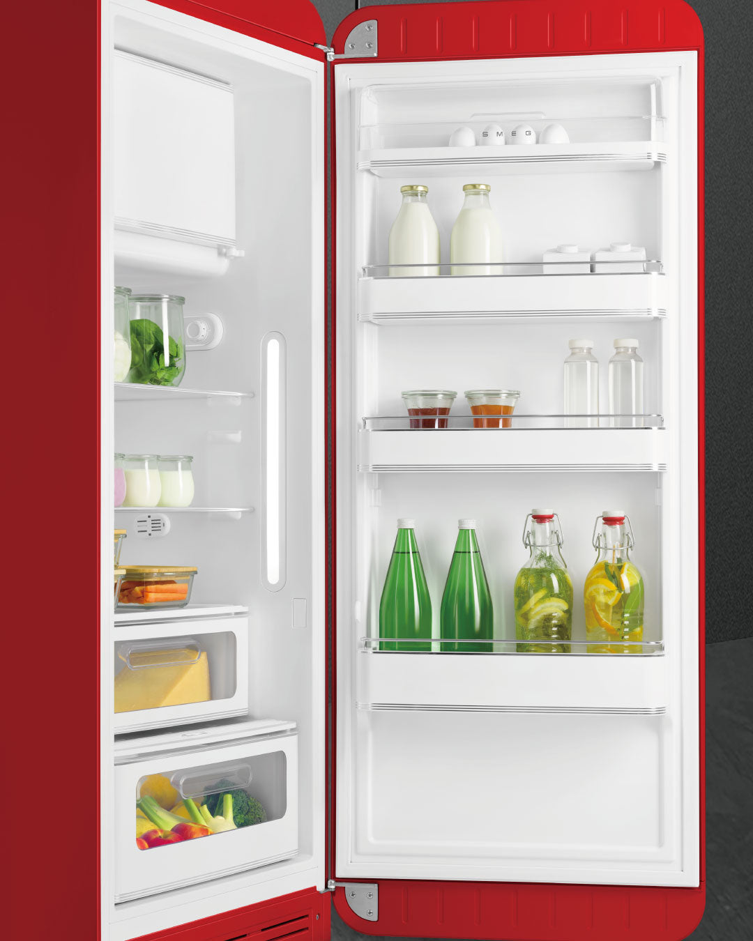 SMEG FAB28(冷蔵庫) Red(レッド) | SMEG (スメッグ) 日本総輸入代理店