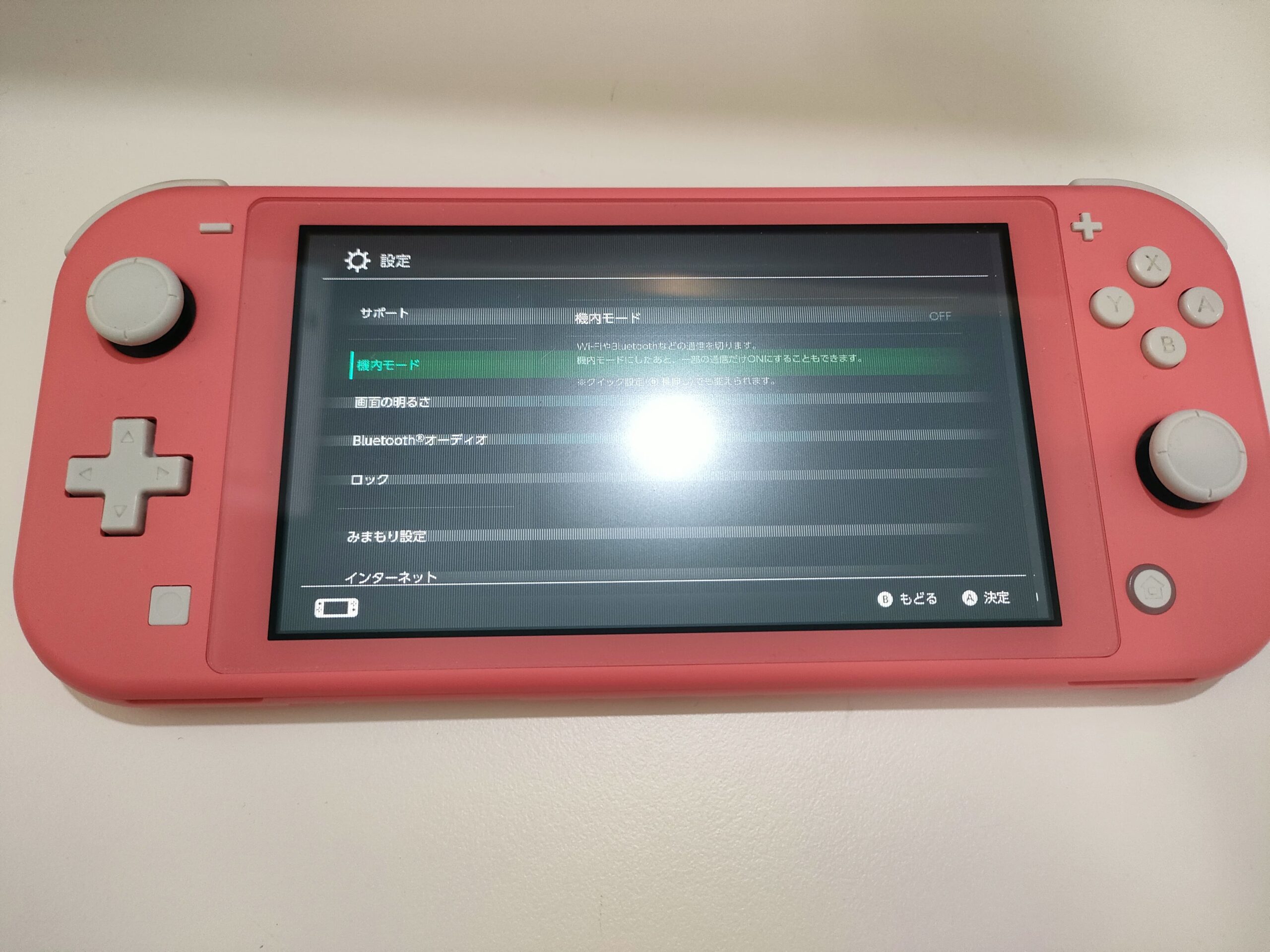 Nintendo Switch Lite 画面がにじんで見づらい症状も最短即日修理可能