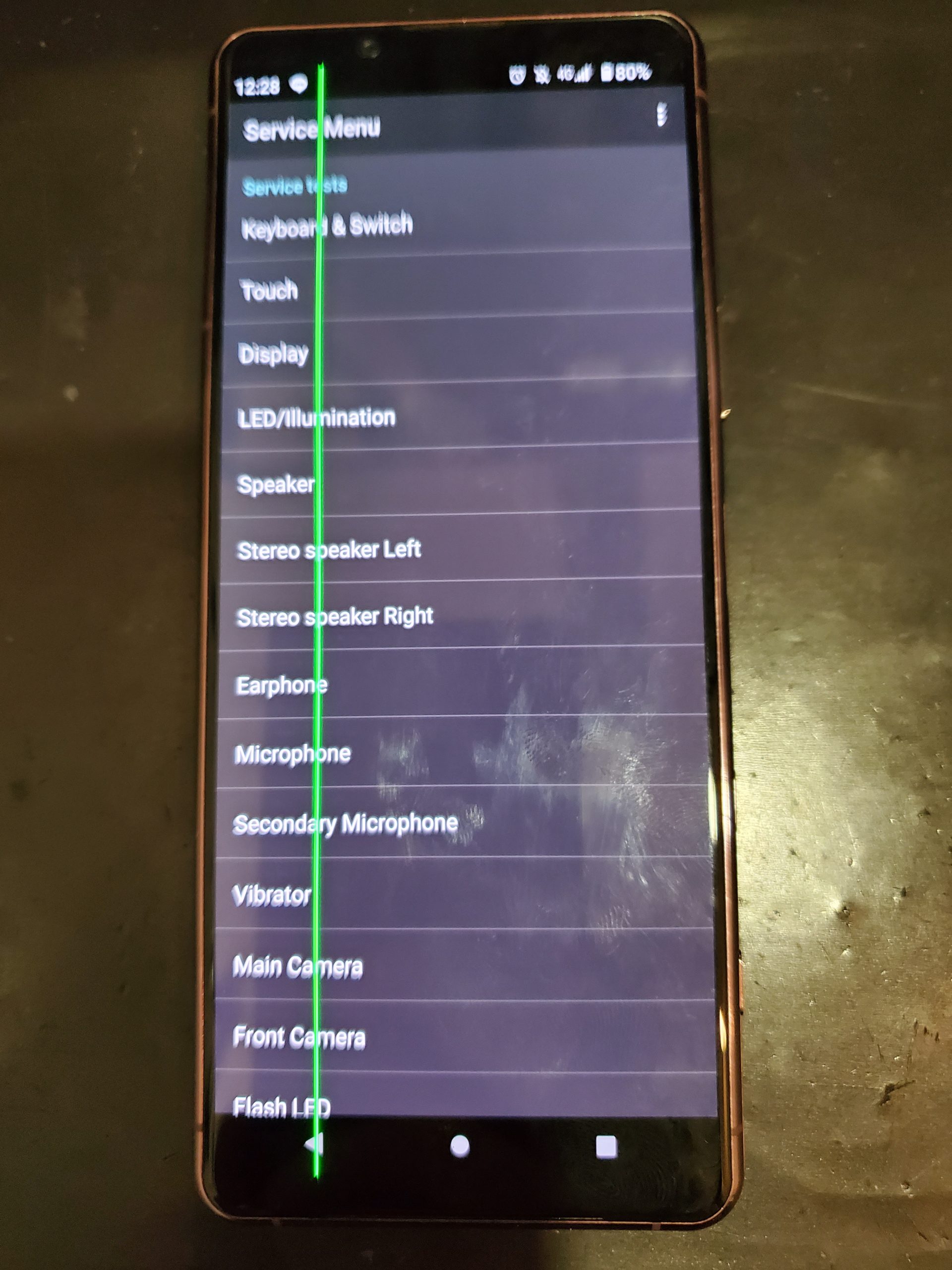 画面交換修理】Xperia5Ⅱ 画面に縦線が入ってしまった。交換で直ります