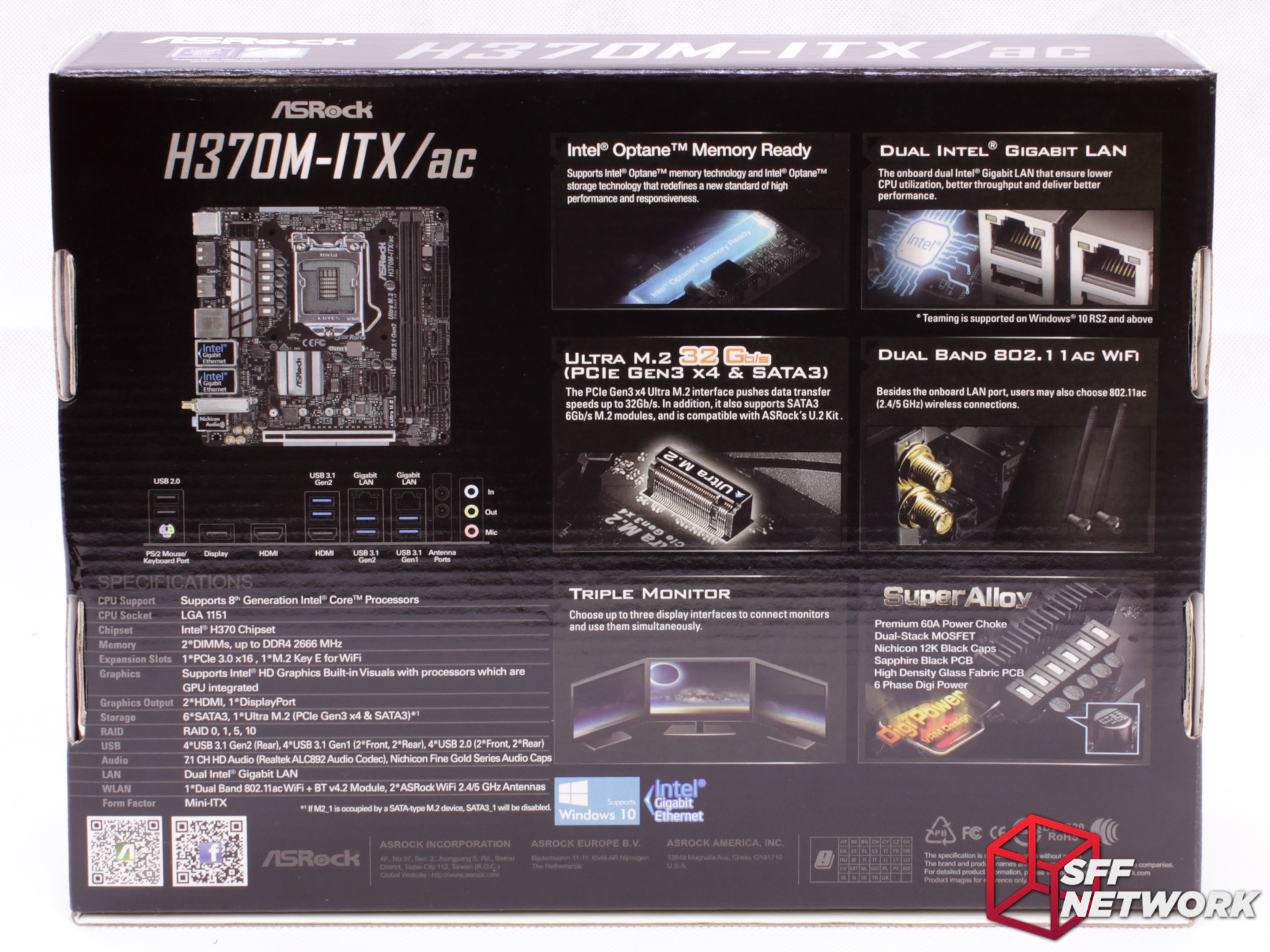 ASRock's H370M-ITX/ac – Workstation Wonder – SFF.Network | SFF.Network