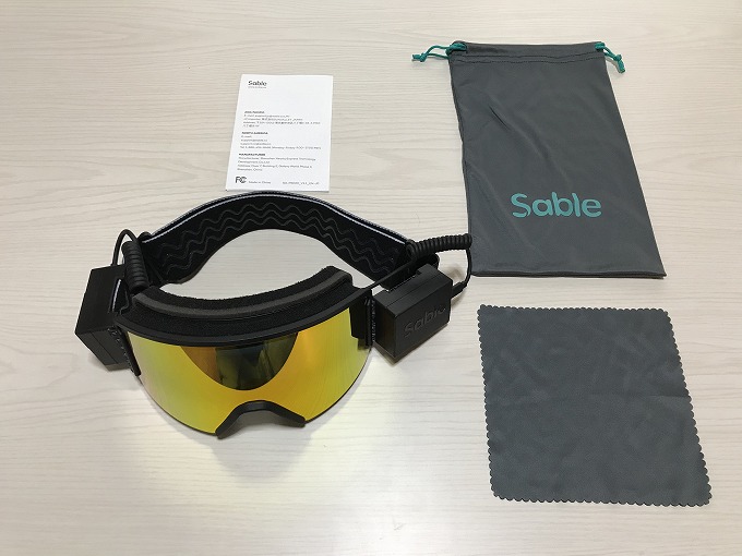 Sable「SA-PS060」スキー、スノボゴーグルをレビュー。電熱入りで7,000