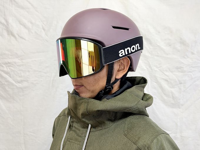 anonのヘルメットLOGANウェーブセルをレビュー!サイズ感や使い心地など