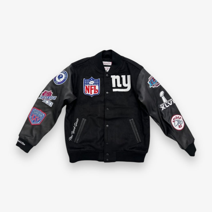 Mitchell & Ness New York Giants Black Out Collection Varsity