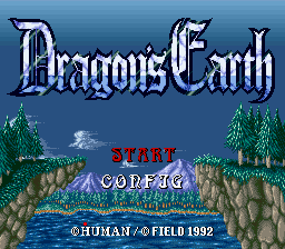Dragon's Earth (SNES) Super Nintendo Game by Human, Field