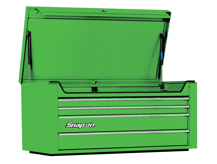 Four-Drawer Heritage Series Top Chest (Extreme Green) - Student