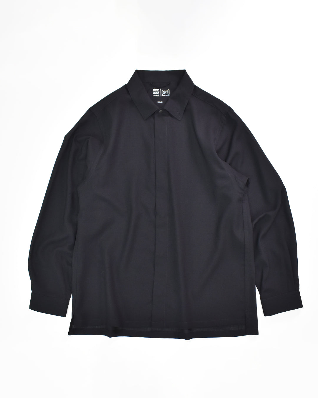 山旅×[sn] ウール フライフロント ロングスリーブ シャツ(ユニセックス