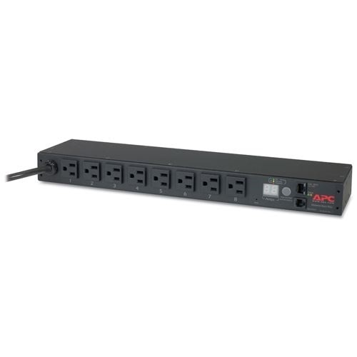 APC Rack PDU, Metered, 1U, 15A, 100V [ IN NEMA 5-15P, OUT NEMA 5