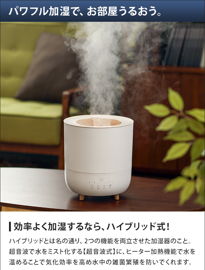 ハイブリッド加湿器 フォグミスト | セレクトショップ・AQUA（アクア）