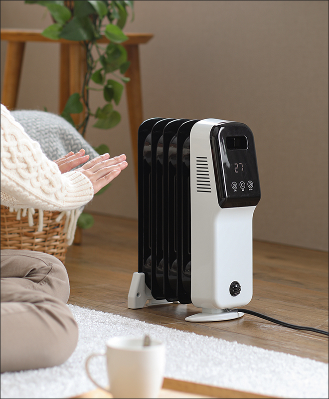 オイルヒーター マイコン式 ヒダマリ ミニ OH-T2041 コンパクト 小さい