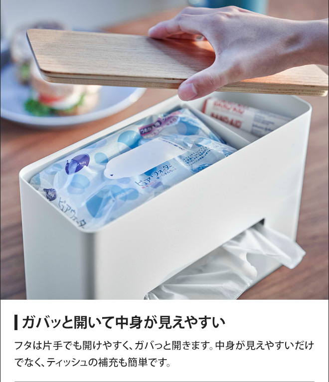 山崎実業 ティッシュケース ウェットシートケース ウェットティッシュ
