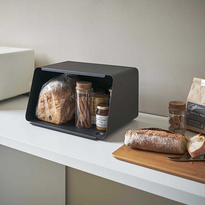 山崎実業 ブレッドケース パンケース カッティングボード 北欧 四角
