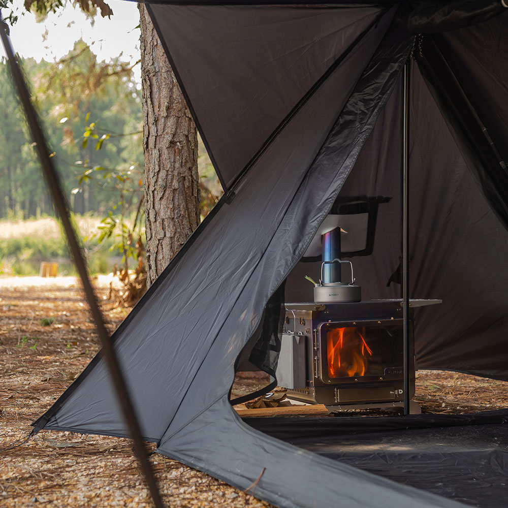 Lumberjack チタンテントストーブ｜ポータブル式テントウッドストーブ