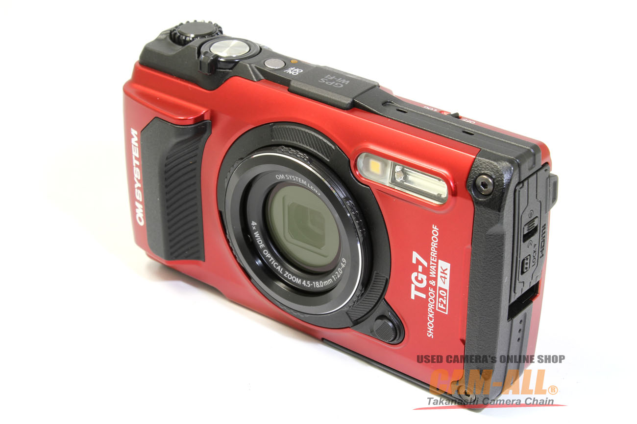 中古 OMシステム Tough TG-7 レッド 程度：A-（美品）