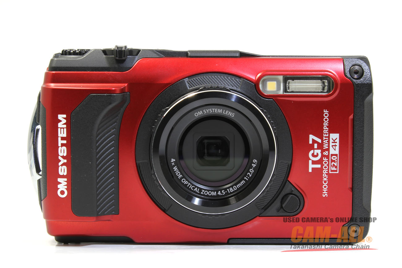 中古 OMシステム Tough TG-7 レッド 程度：A-（美品）