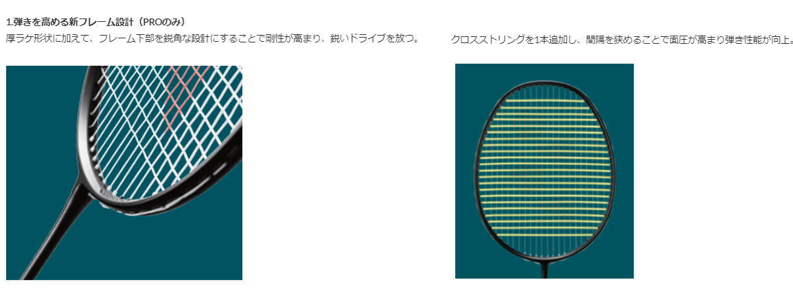 ヨネックスバドミントンラケット ナノフレア800プロ(NF-800P)
