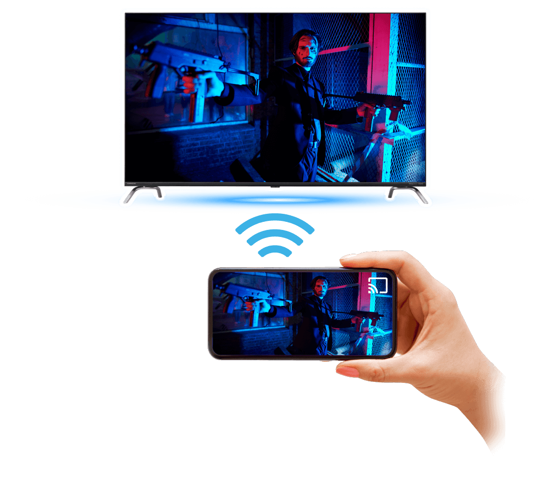 ドウシシャ ORION 32V型 FHD AndroidTV搭載 チューナレス スマート