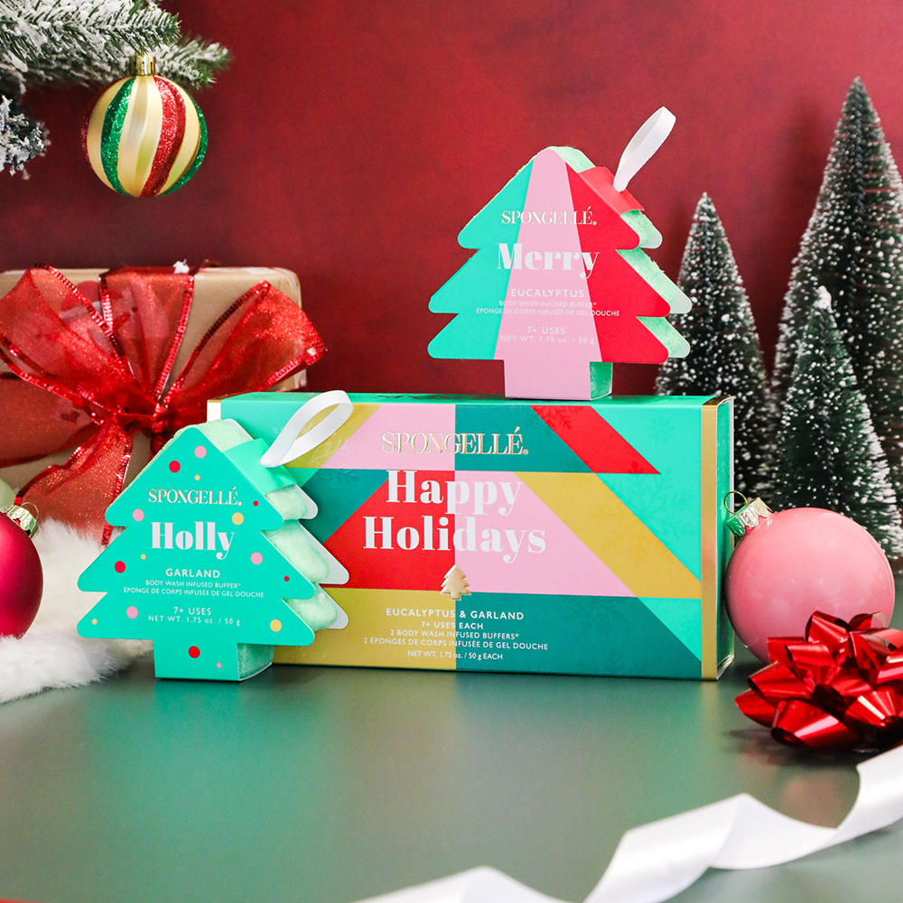 Happy Holidays | Holiday Tree Gift Set – Spongellé