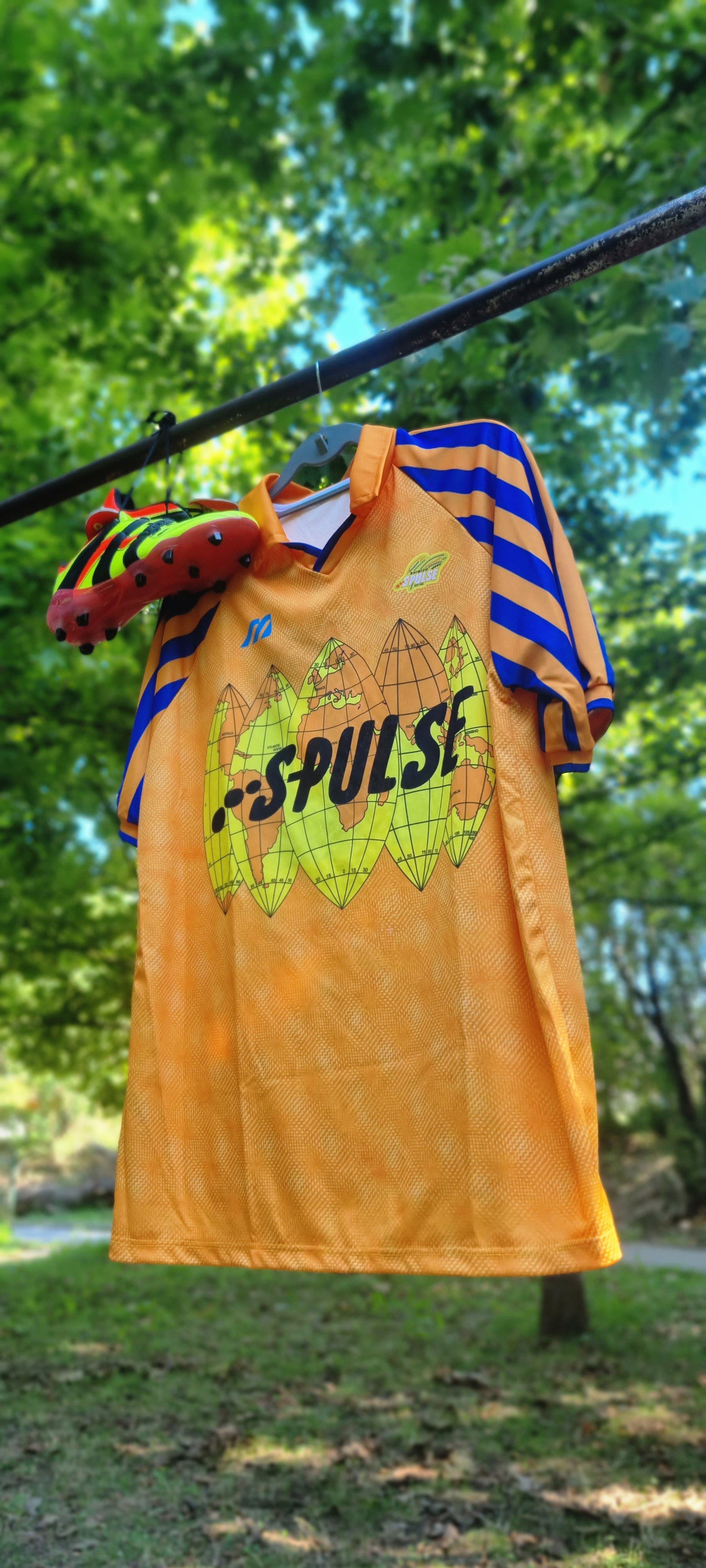 Shimizu S-Pulse Home Football Jersey 1993 Japan : S-Pa 清水