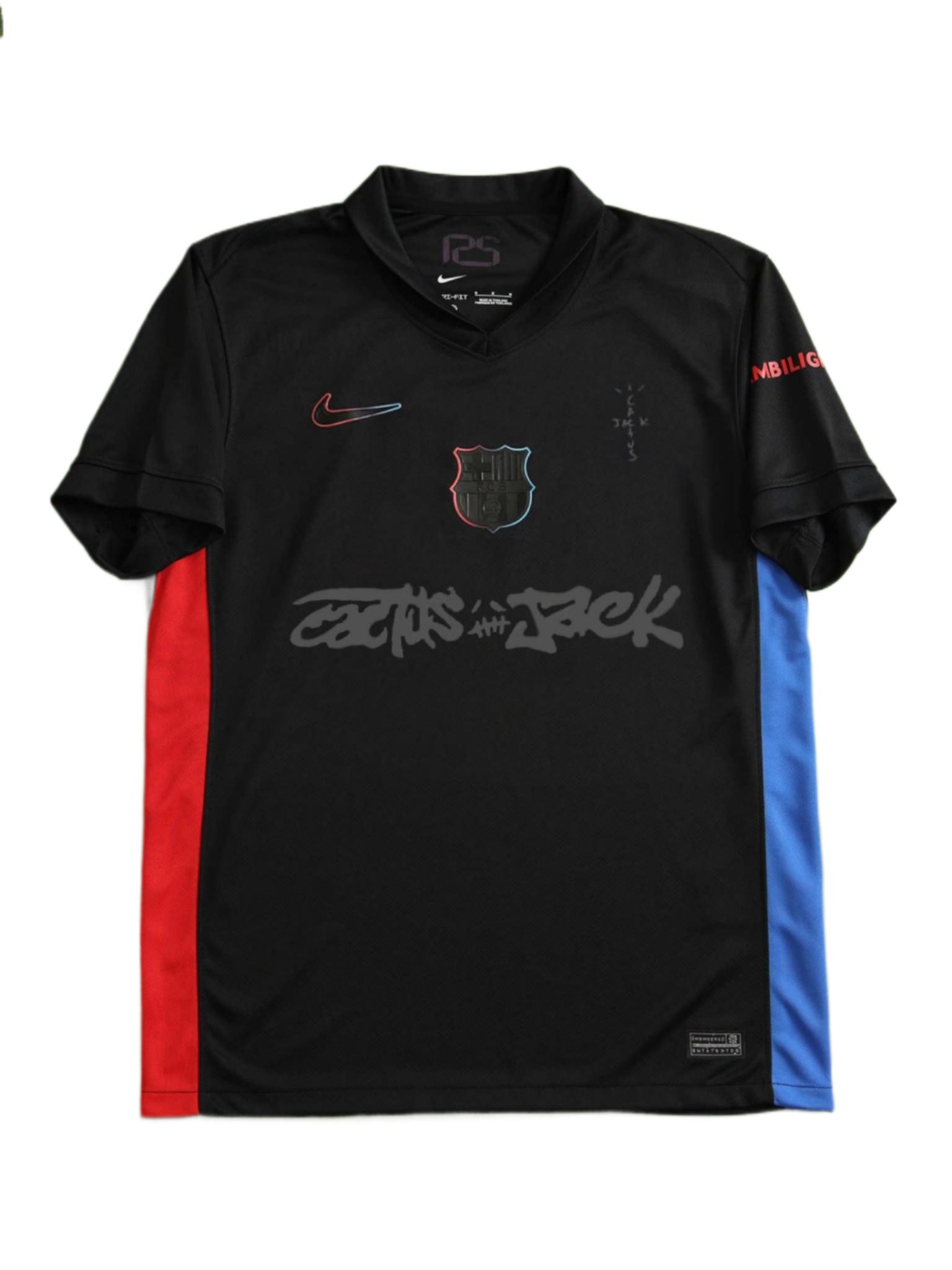 Barcelona Travis Scott Jersey | Black Edition Concept Kit