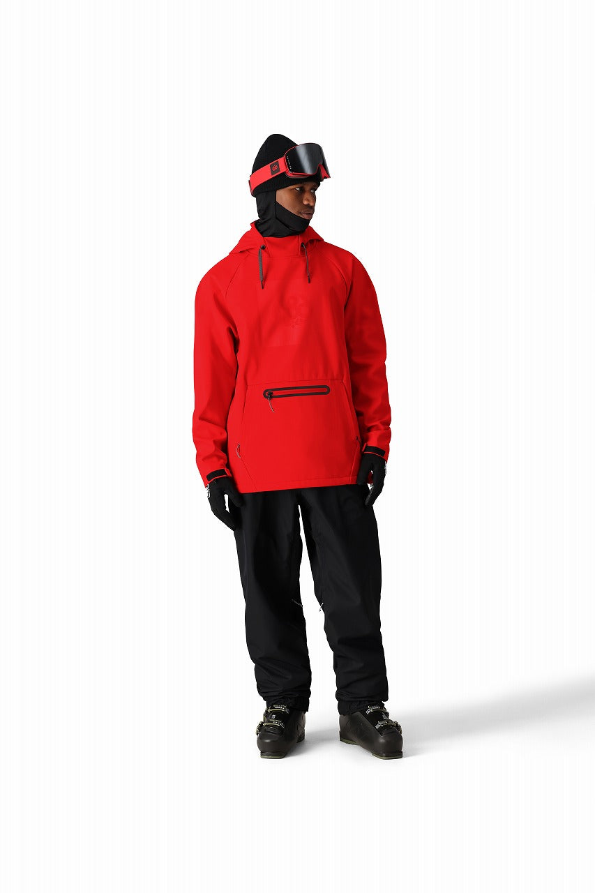 686 ロクハチロク Men's Waterproof Hoody TRUE RED 25-26