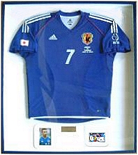中田英寿日本代表ユニフォーム額装