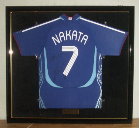 中田英寿日本代表ユニフォーム額装