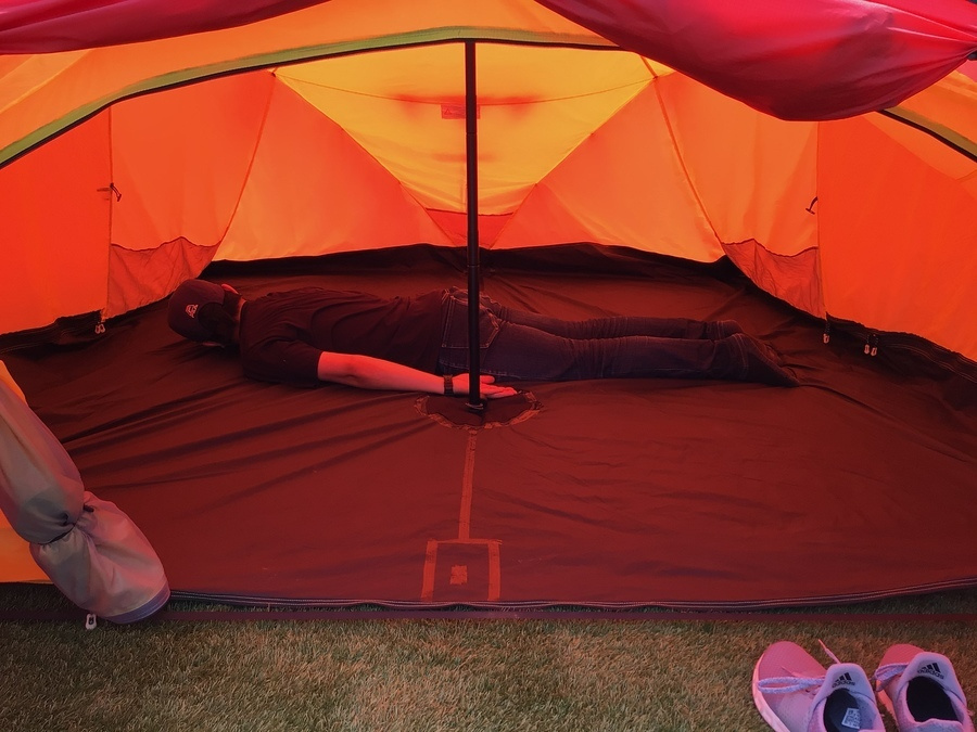 中古テント買取】ベルガンスのウィグロLT4を設営してみた。[2021.05.30