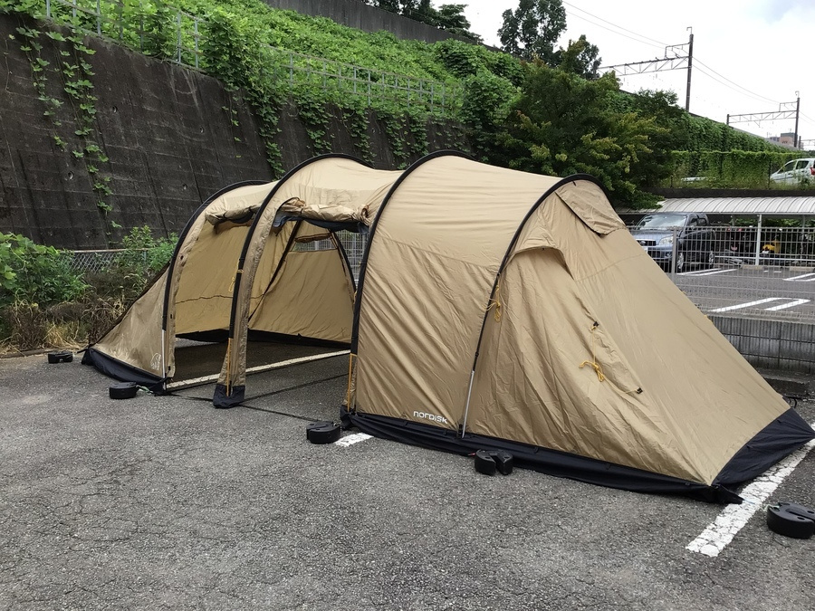 トンネル型テントの元祖！ノルディスク レイサ6PU日本限定ベージュ