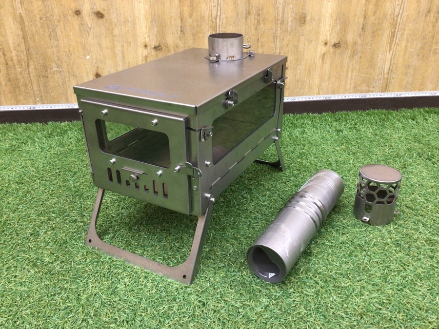 ソロ冬キャンにピッタリなPOMOLYミニチタンテントストーブや未使用薪