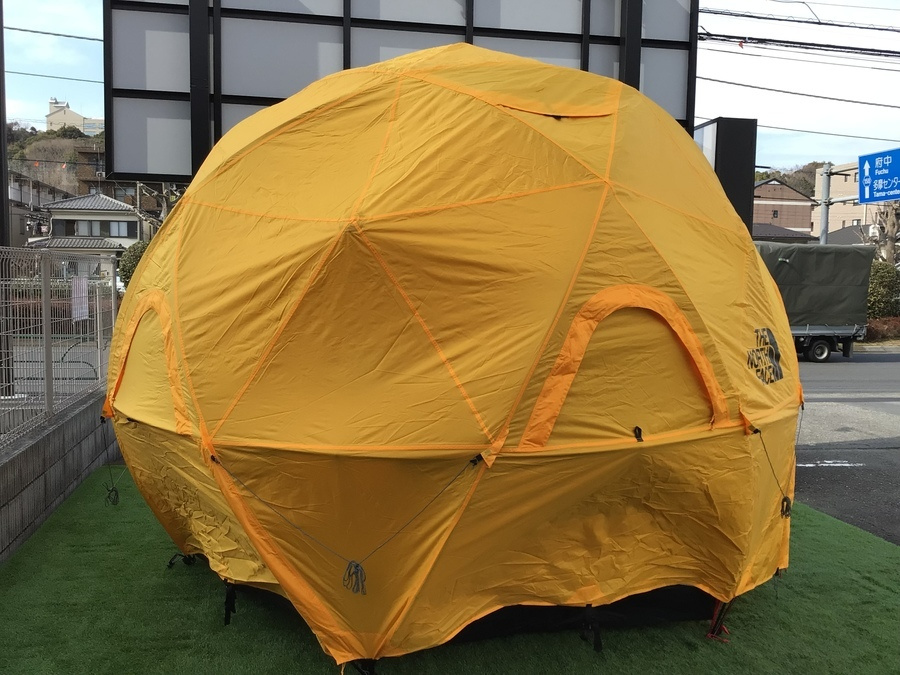 誰もが目を引く球体型テント！！ノースフェイス ジオドーム4[2022.03