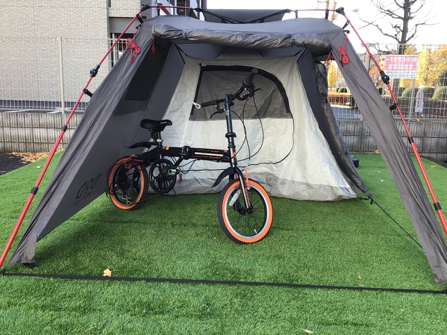 DODのライダーズバイクインテントが入荷！冬のツーリングキャンプは