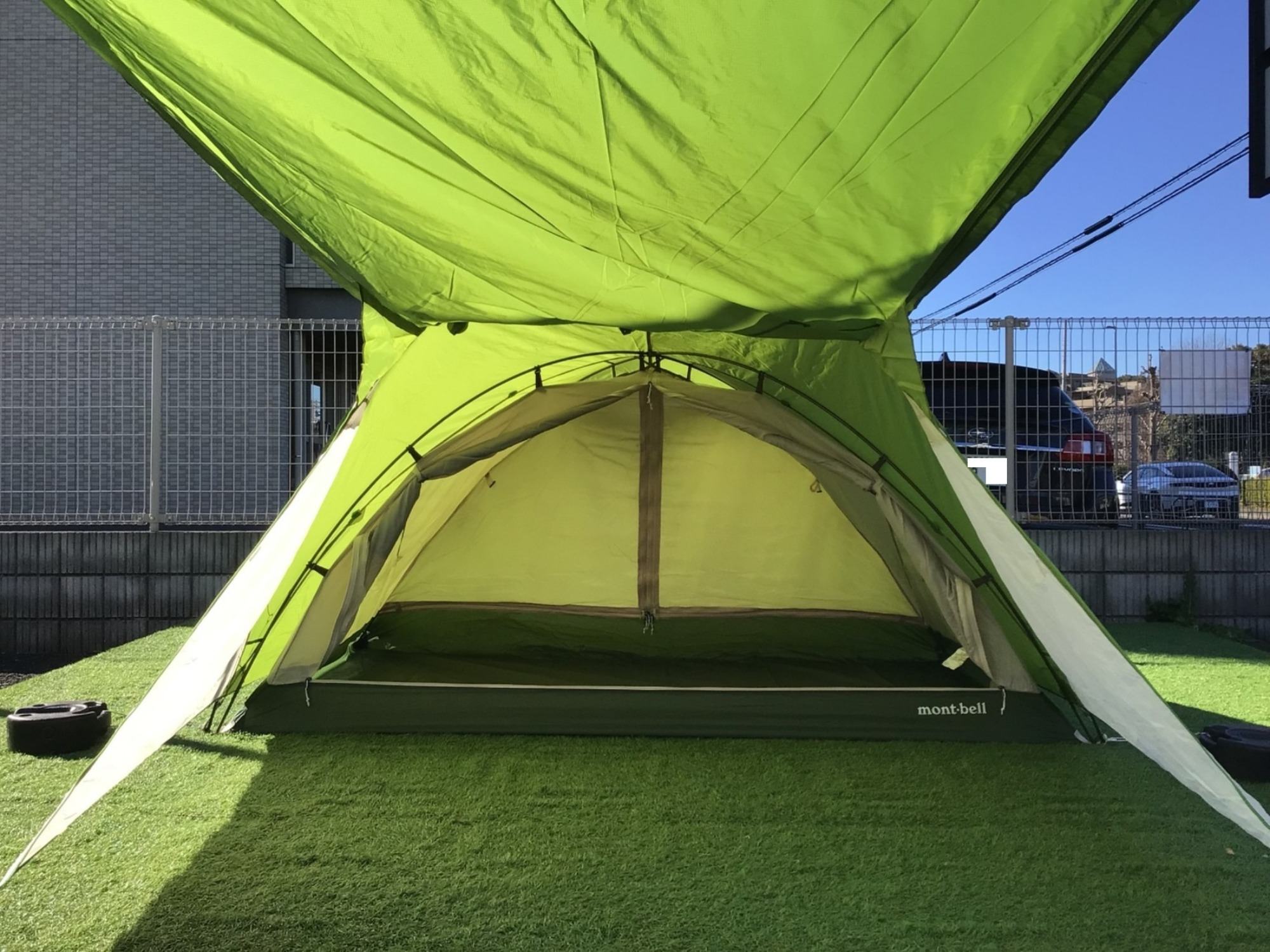 モンベルのクロノスキャビン2ご紹介！ソロキャンやツーリングキャンプ