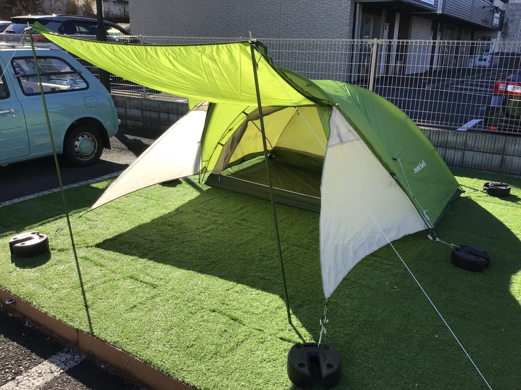 モンベルのクロノスキャビン2ご紹介！ソロキャンやツーリングキャンプ