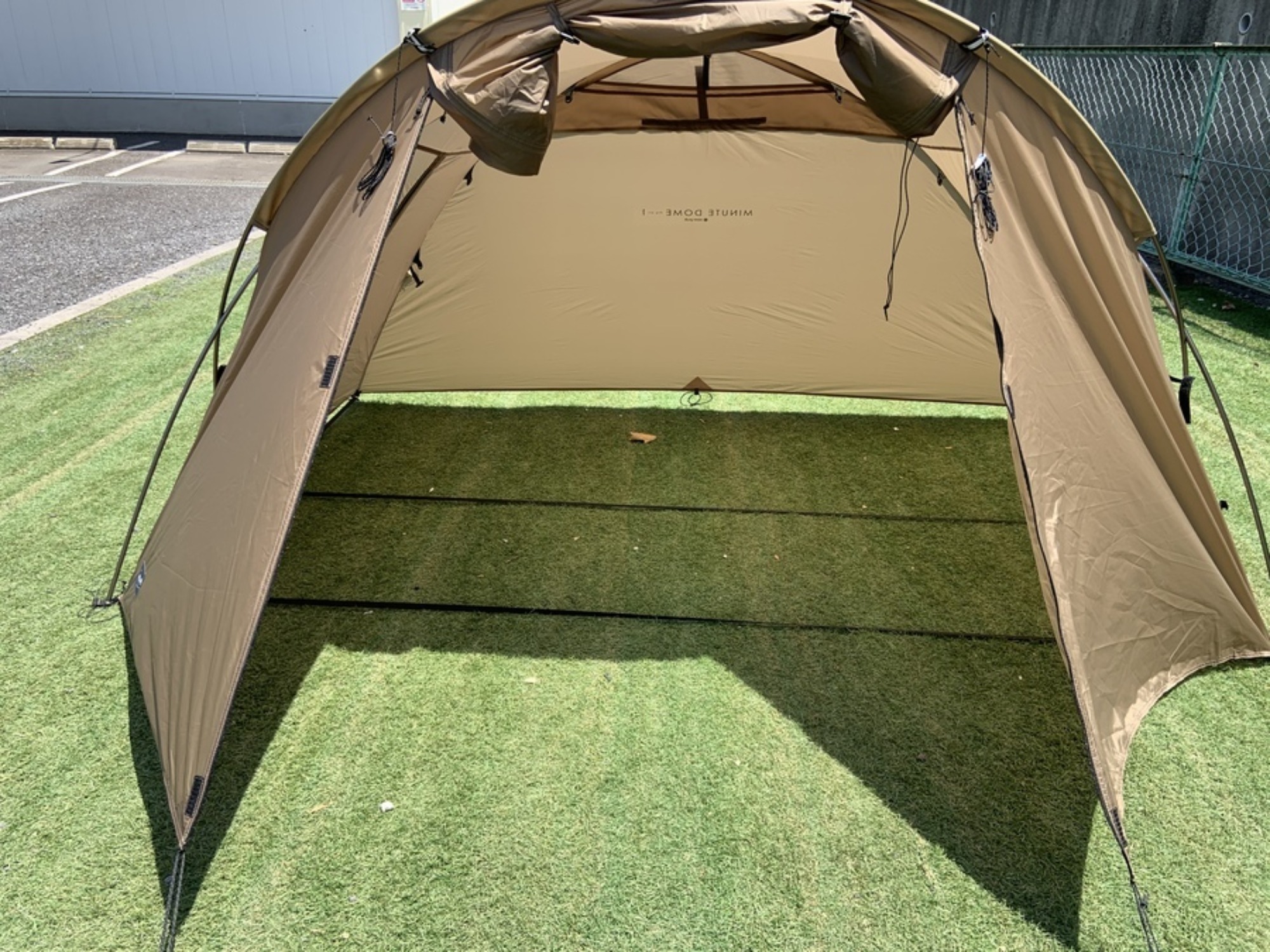 コンパクトで機能性が高い！スノーピークのミニッツドームPro.ari1