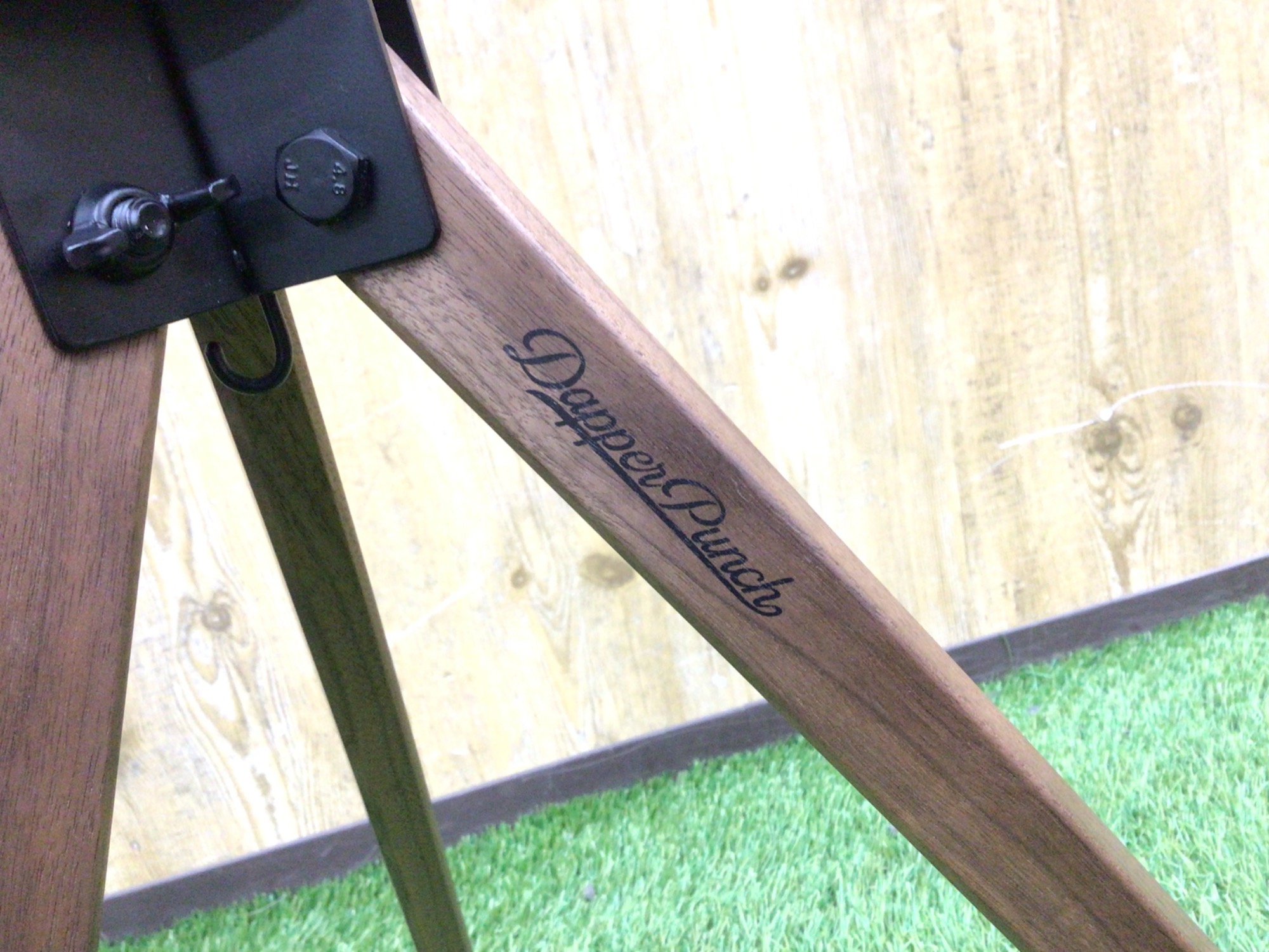 Dapper Punch ダッパーパンチ 木製三脚 H390 ウォールナット 木製