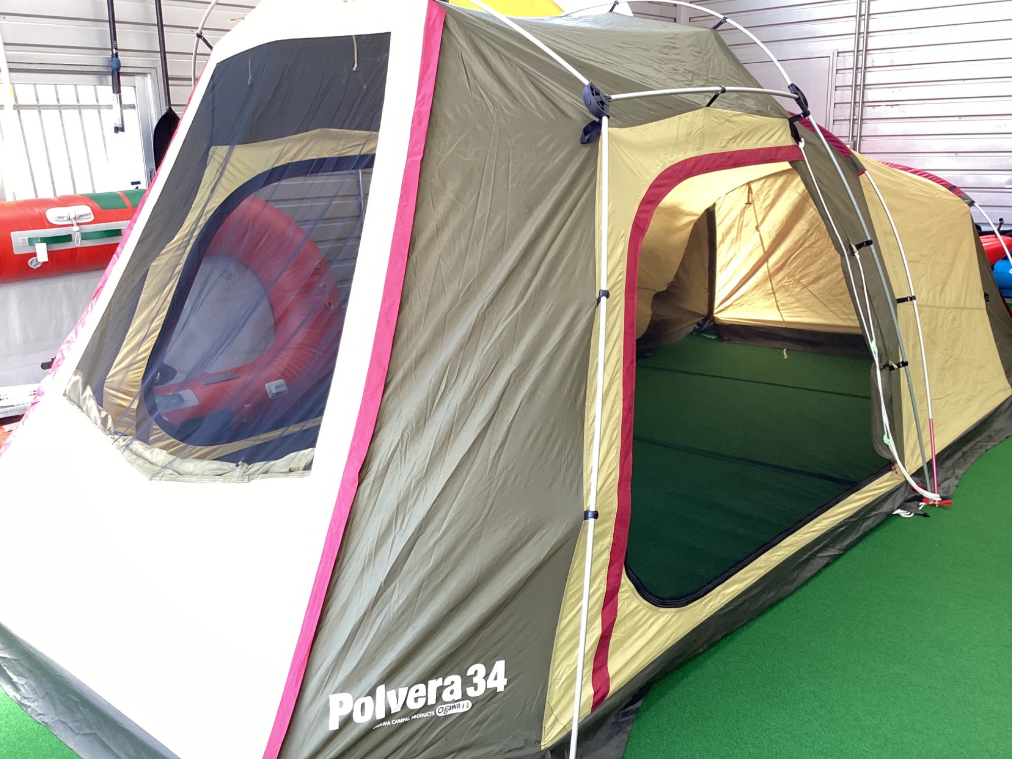 週末設営情報‼】オガワの2ルーム「ポルヴェーラ34」展示中です