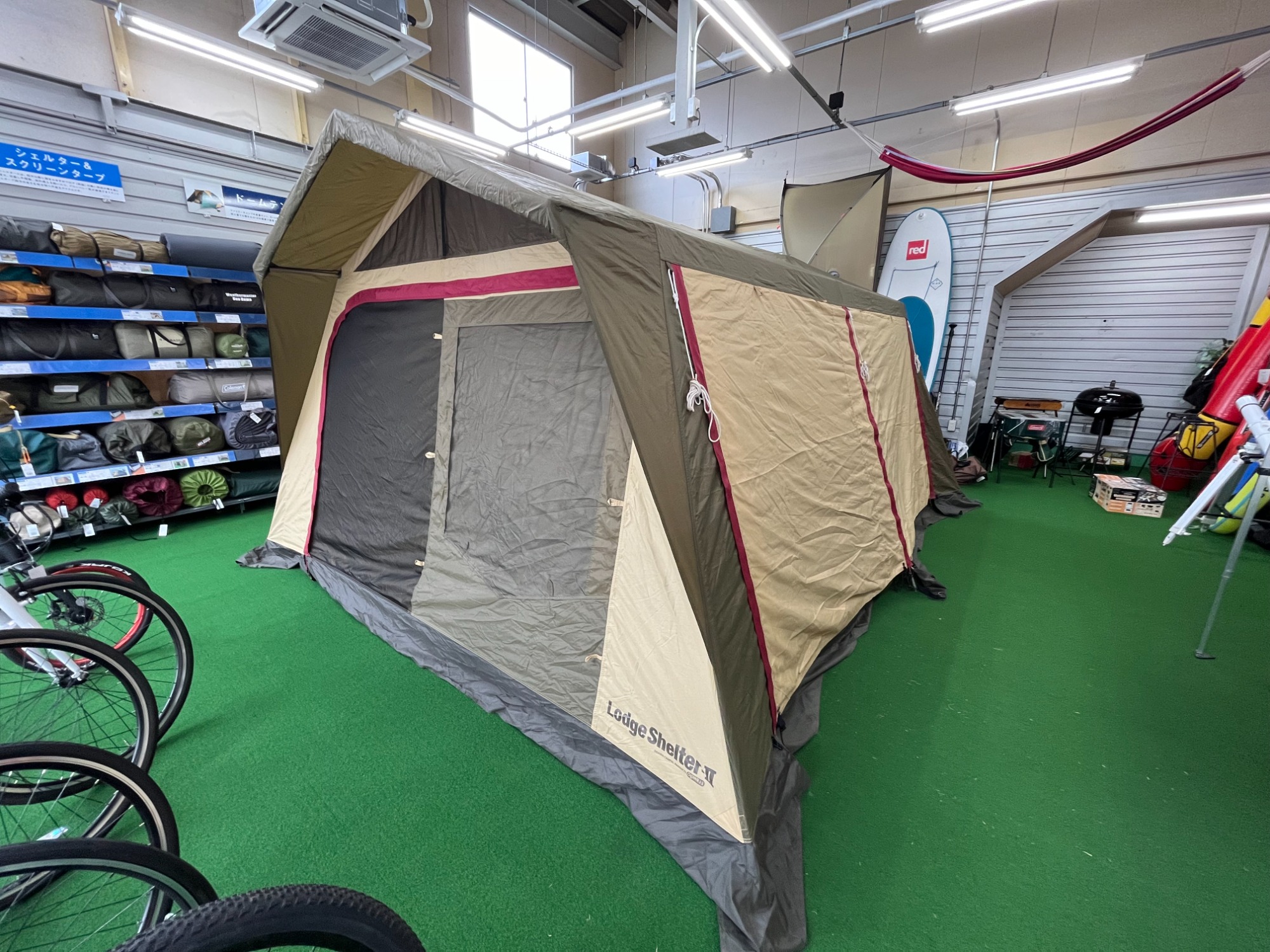 オールシーズン使える！快適空間を持つオガワのロッジシェルターⅡ