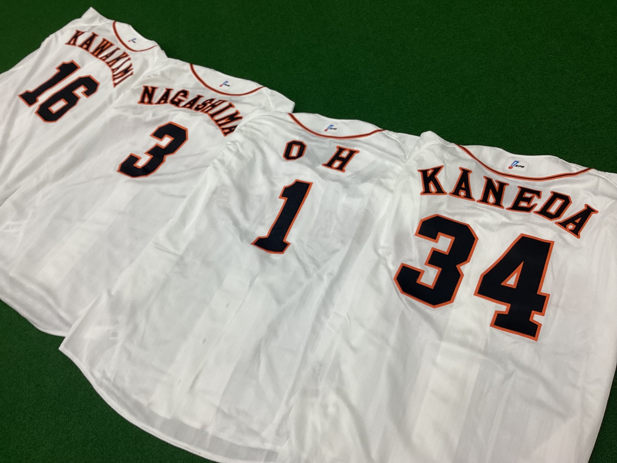 ジャイアンツファン必見！王・長嶋・川上・金田ユニフォーム紹介