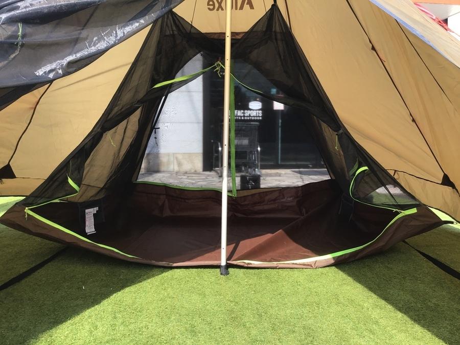 重く嵩張るテントの卒業シリーズ。LUXE(ルクセ)の定番参天テント