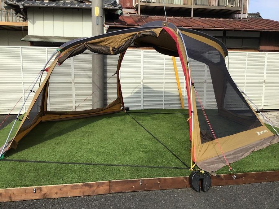 snowpeak(スノーピーク)の快適コンパクトシェルター！リビングメッシュ