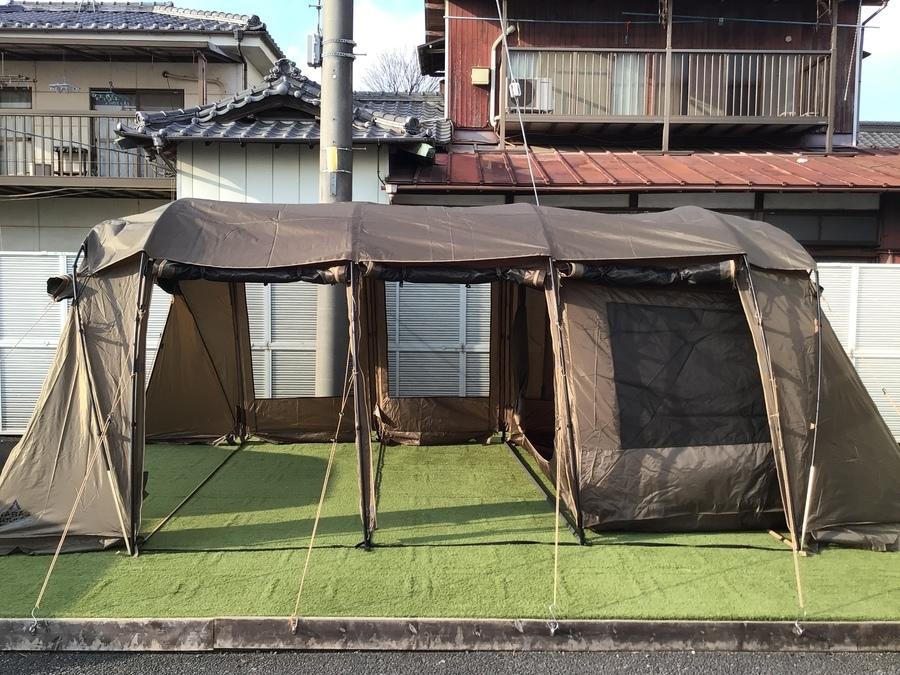 抜群の通気性を誇るタラスブルバのキャタピラー2ルームシェルター