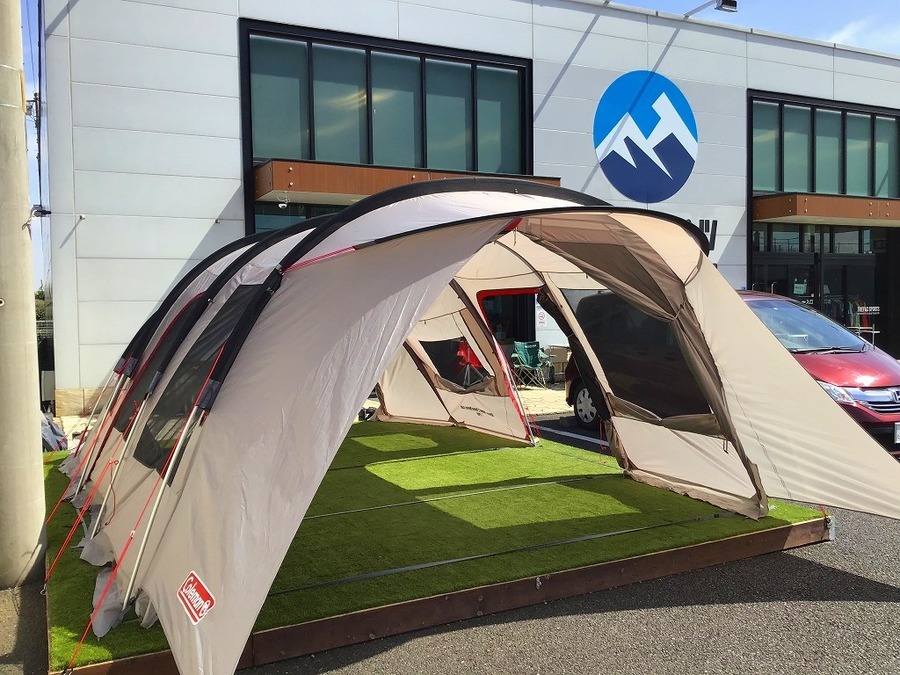 巨大幕！Coleman(コールマン）アテナトンネル2ルームハウス/LDX登場